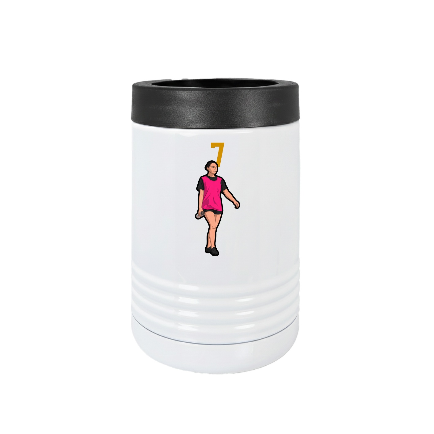 Beverage Holder — Number Top in White