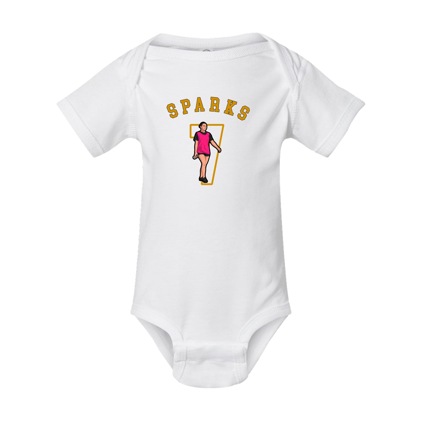 Baby Onesie — Shirsey Arch in White