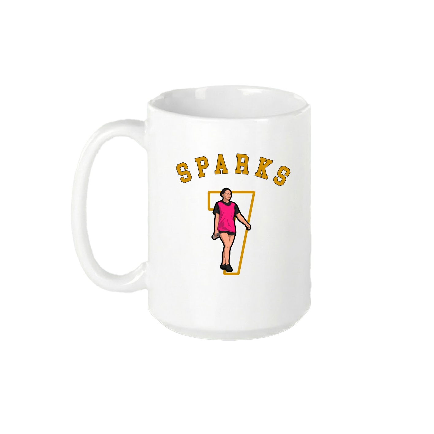 15oz Coffee Mug — Shirsey Arch in White