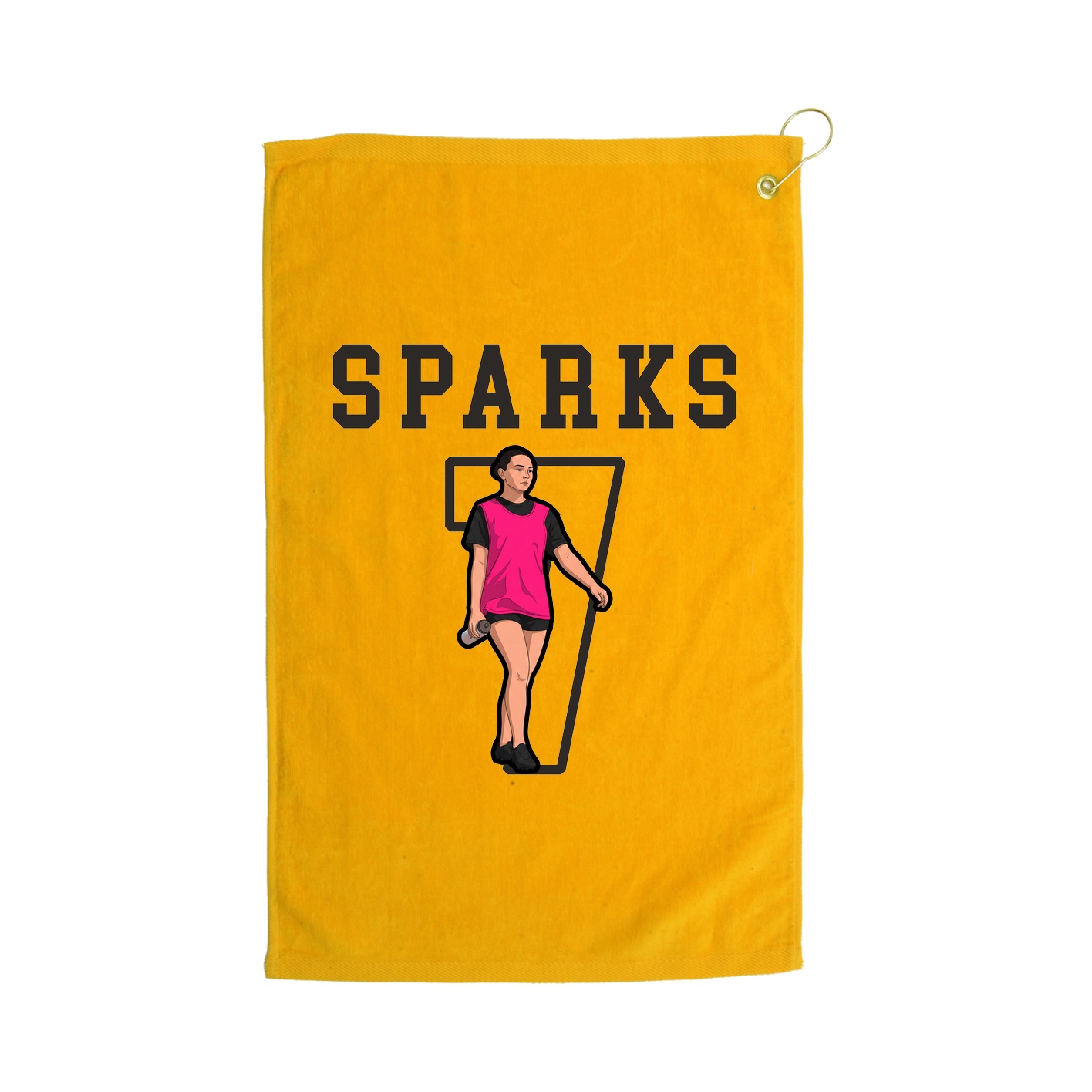 Golf Towel — Shirsey in Gold
