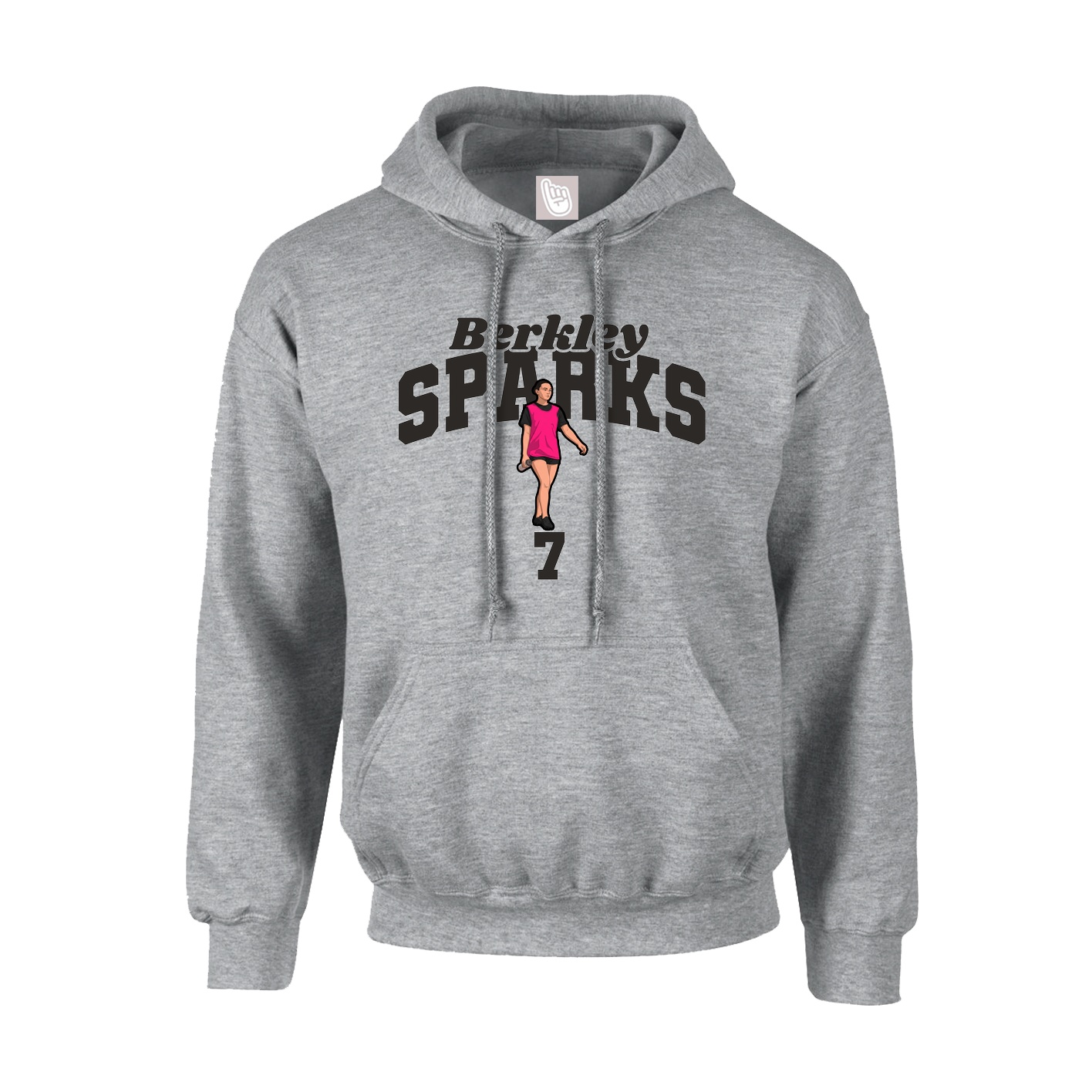 Hoodie — Signature Arch in Grey