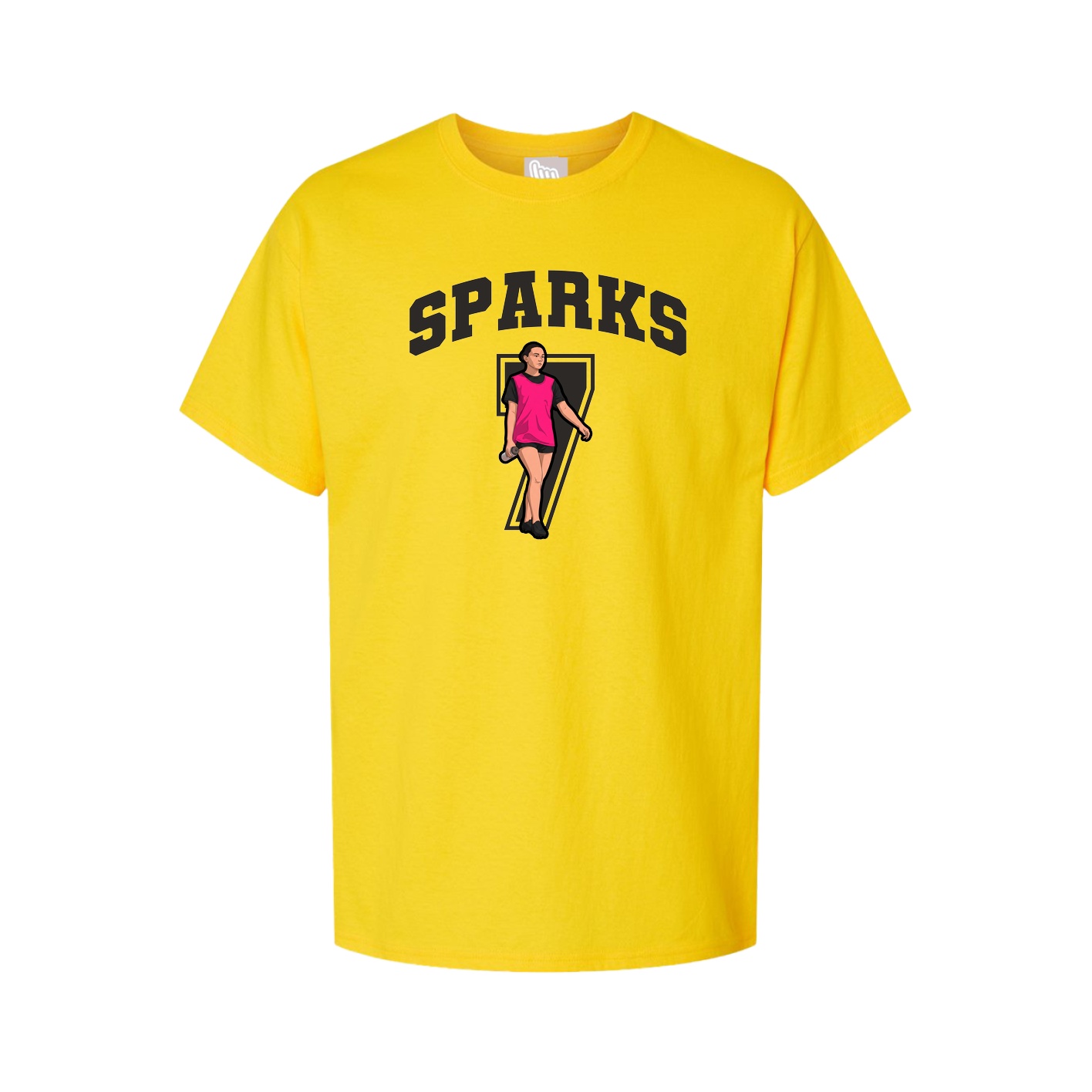 Youth Tee — Number in Gold
