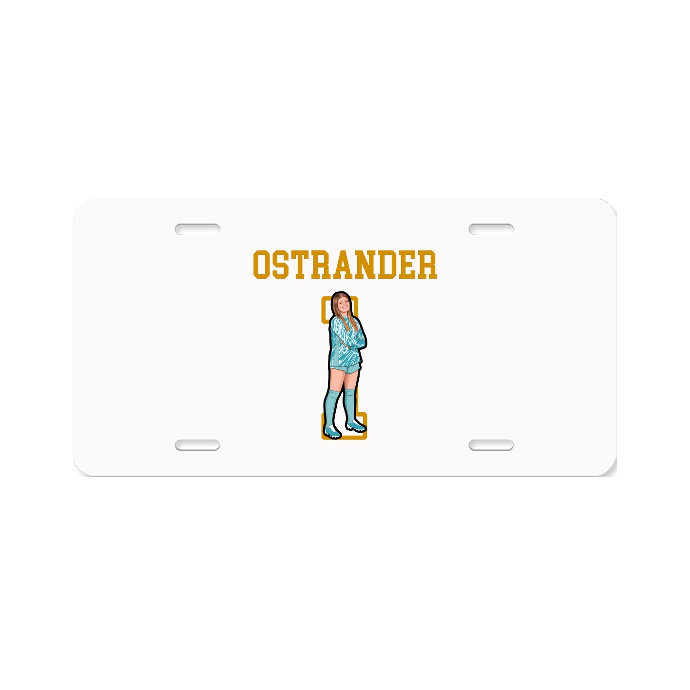 License Plate — Shirsey in Classic