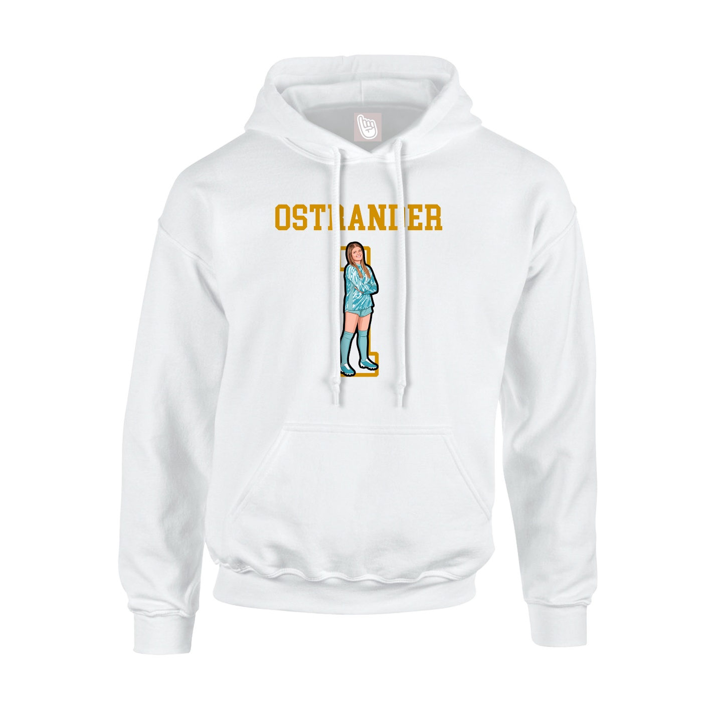 Youth Hoodie — Shirsey in White