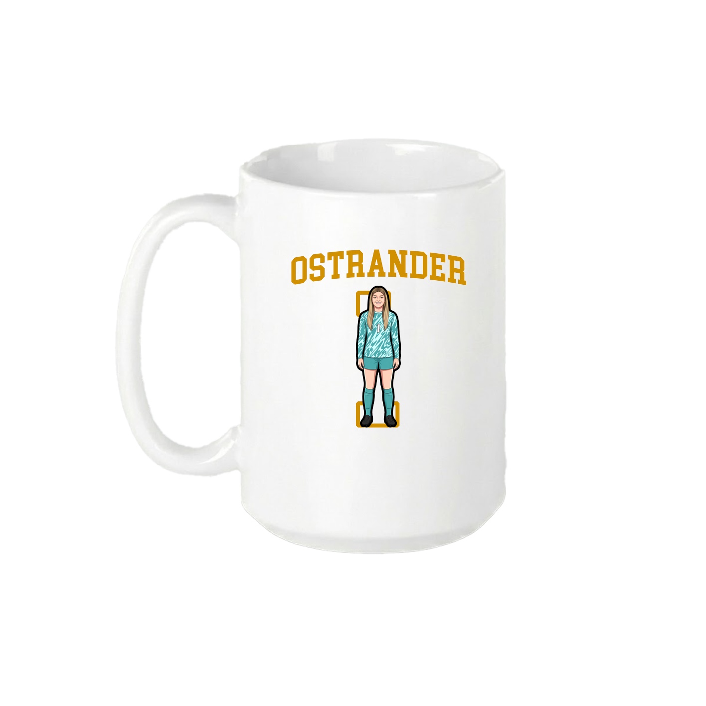 15oz Coffee Mug — Shirsey in White