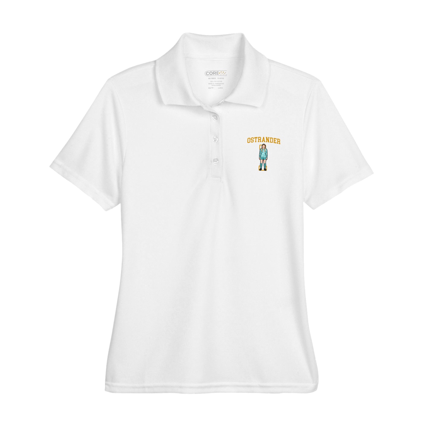 Womens Performance Polo — Shirsey in White