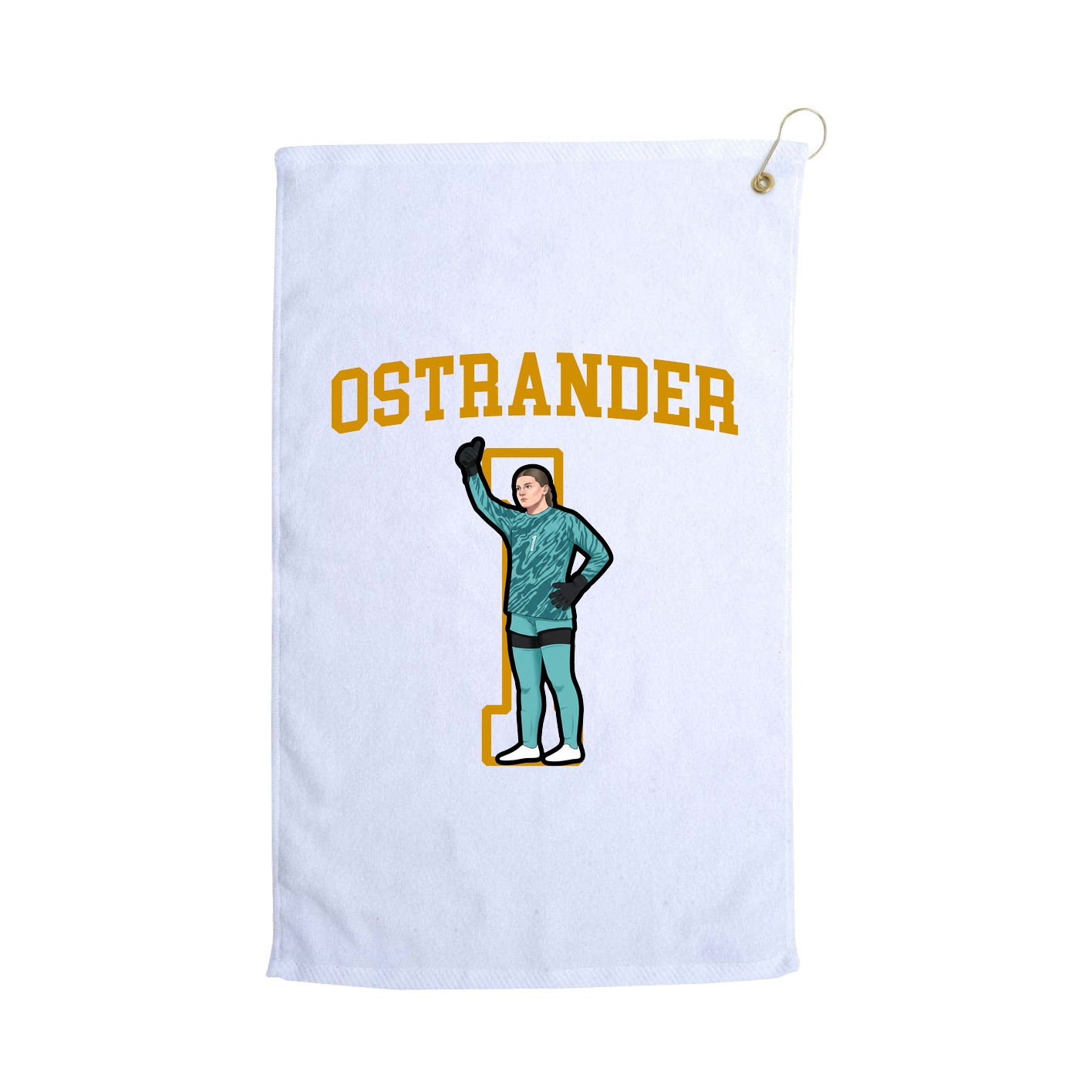Golf Towel — Shirsey in White