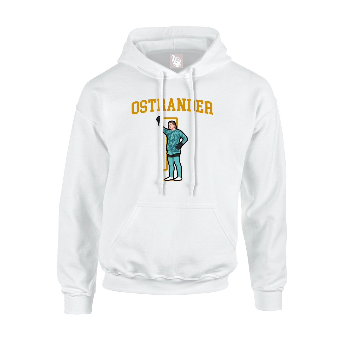 Hoodie — Shirsey in White