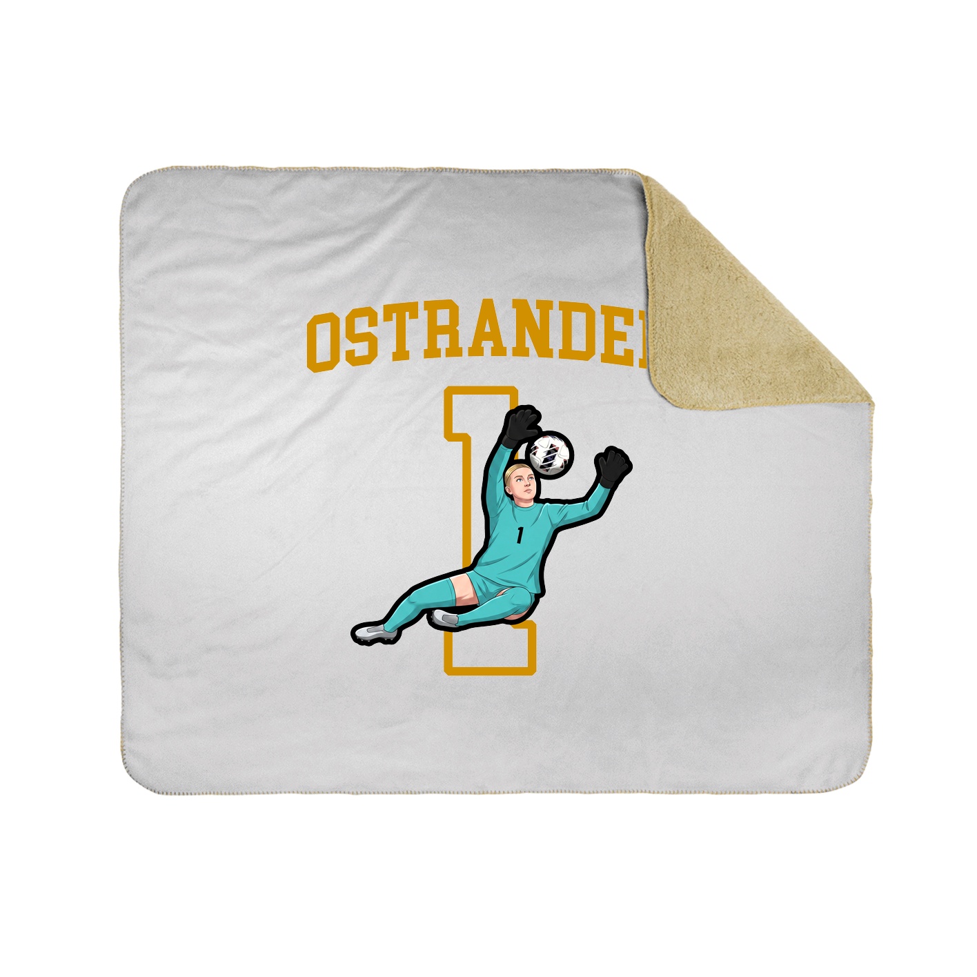 Throw Blanket — Shirsey in White
