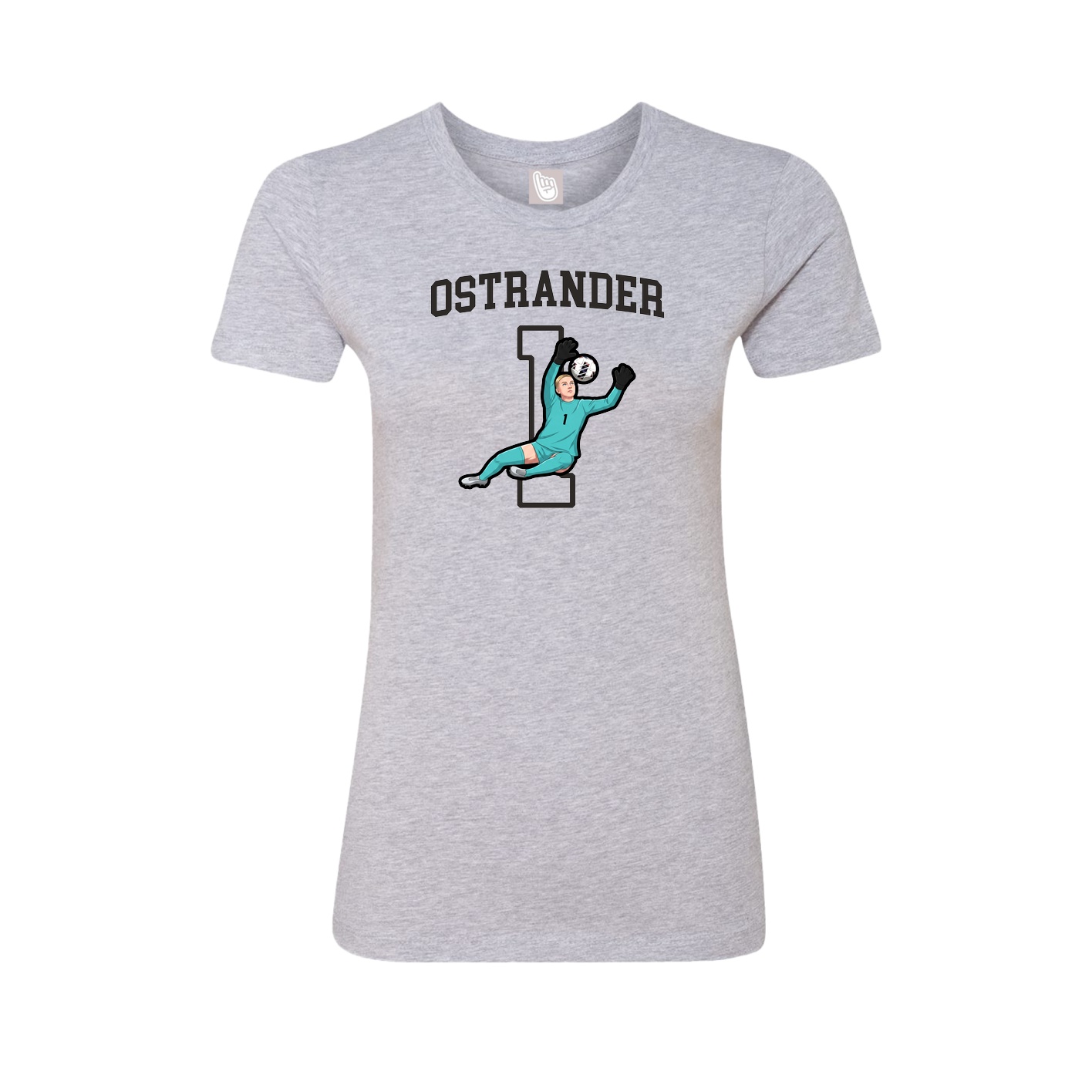 Fitted Women's Tee — Shirsey in Grey