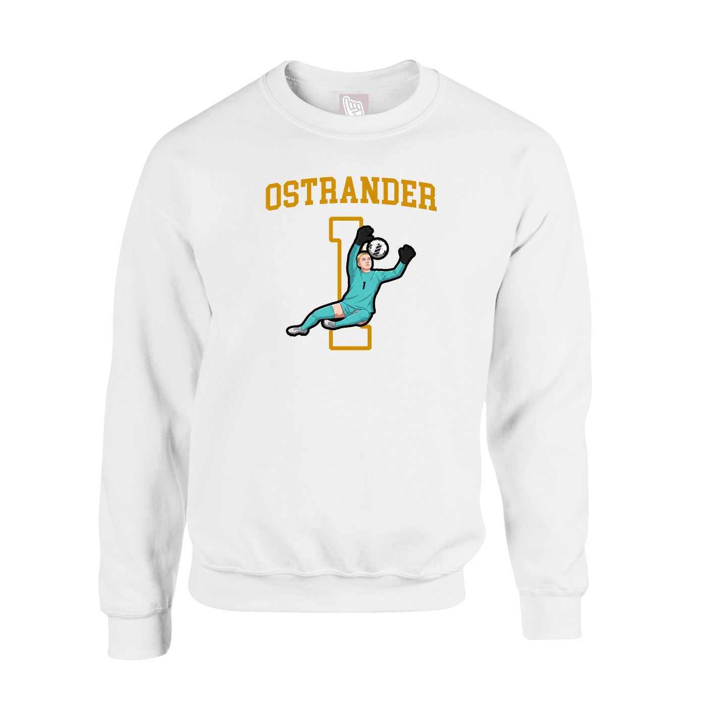 Fleece Crew — Shirsey in White