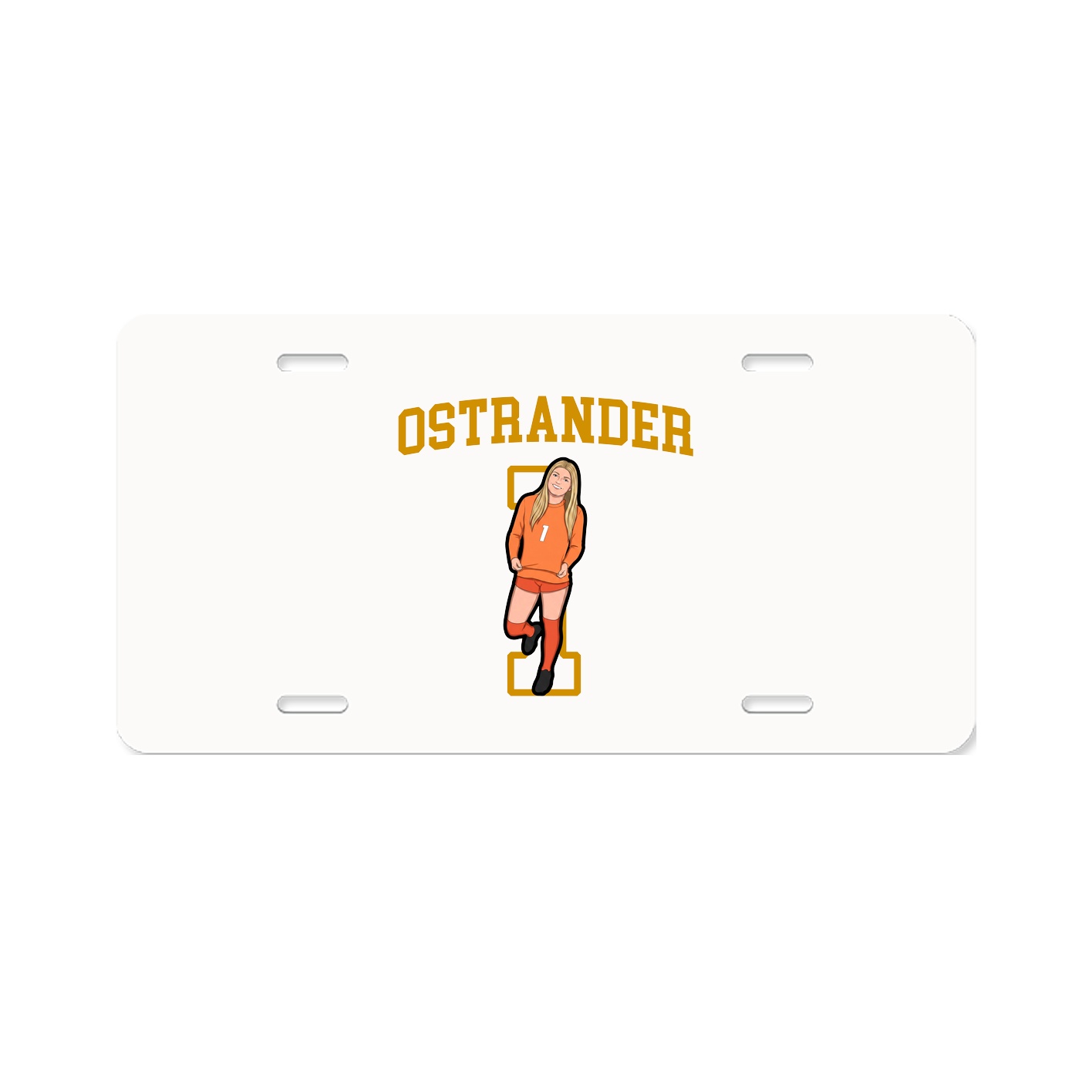 License Plate — Shirsey in Classic
