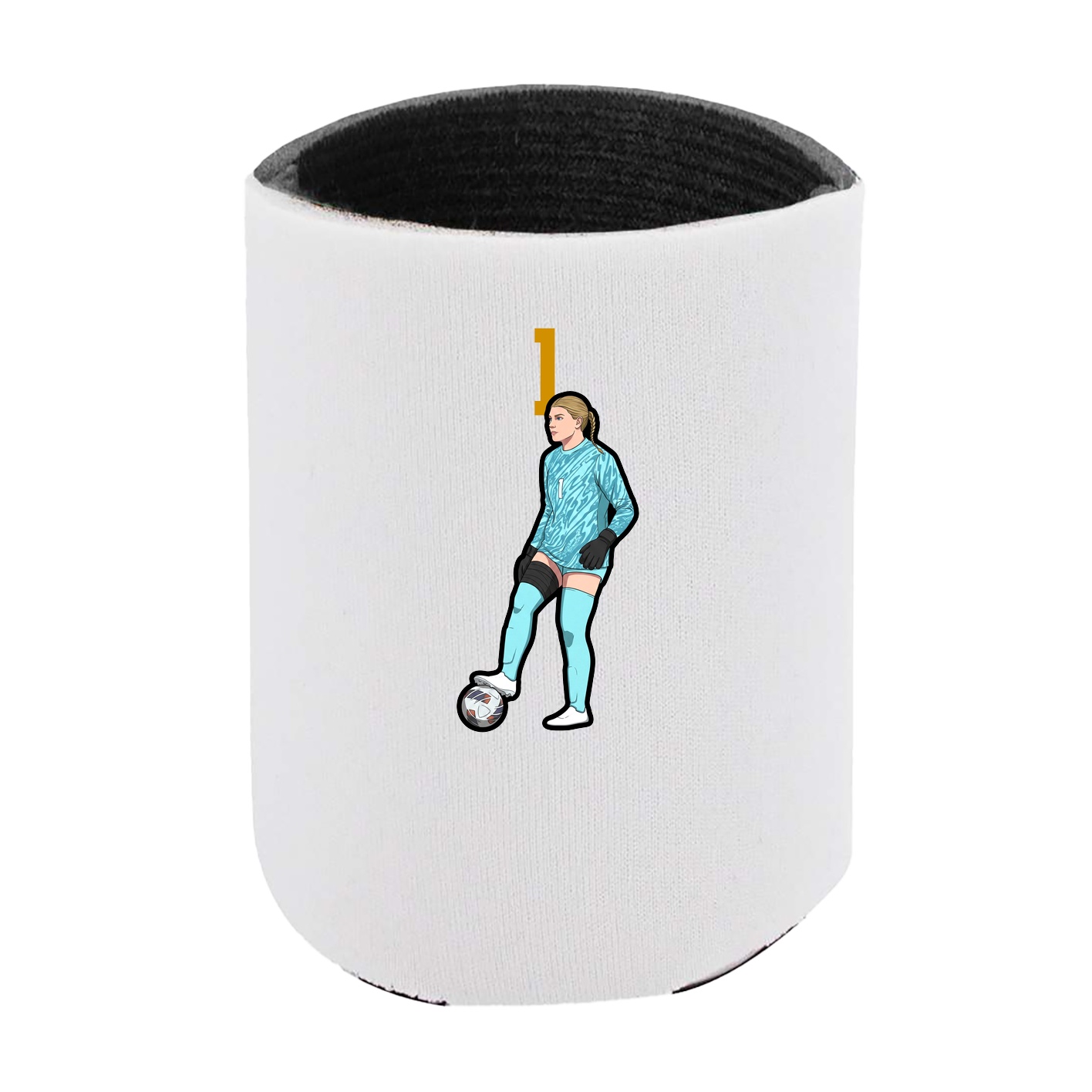 Can Holder — Number Top in White