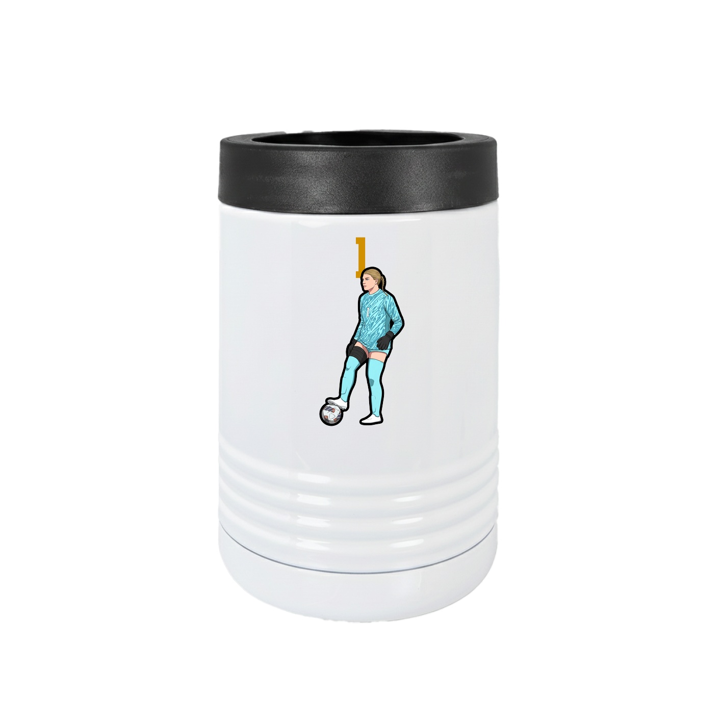 Beverage Holder — Number Top in White