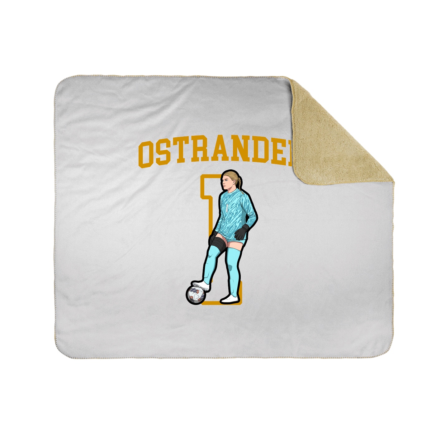 Throw Blanket — Shirsey in White