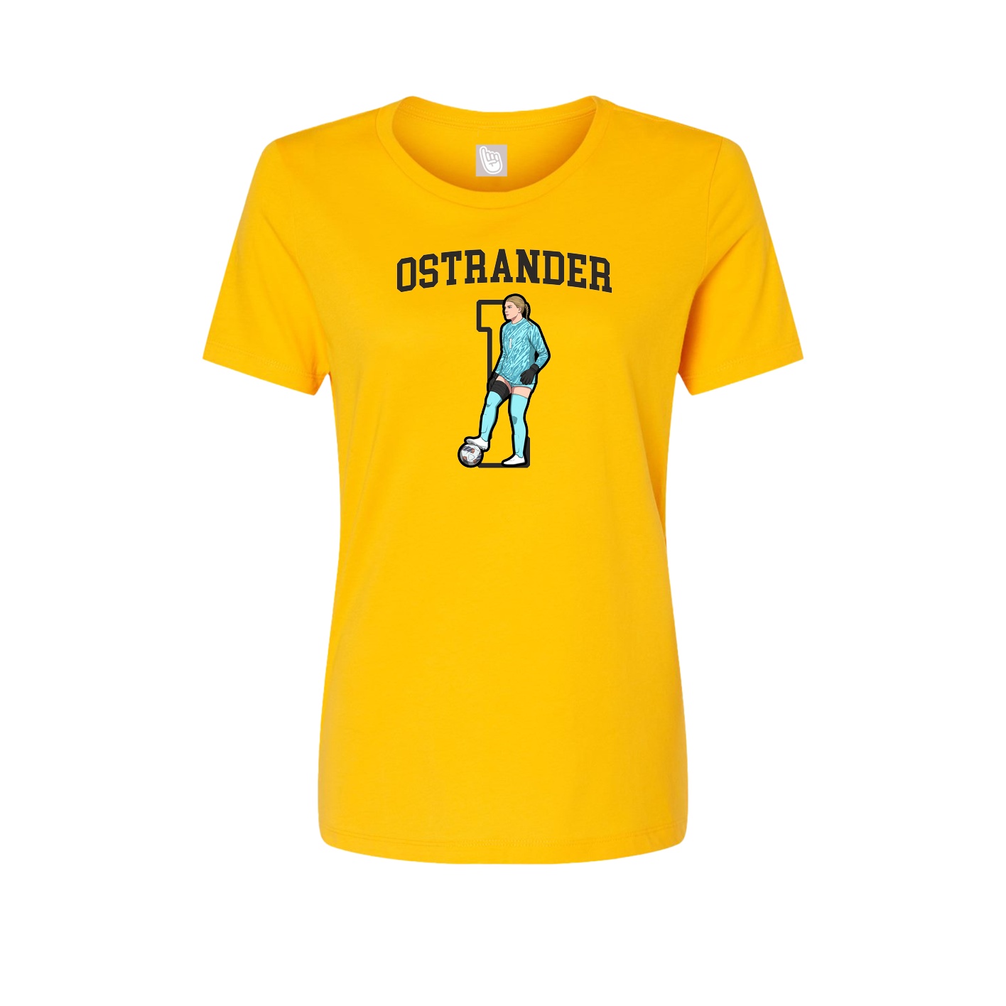 Womens Tee — Shirsey in Gold