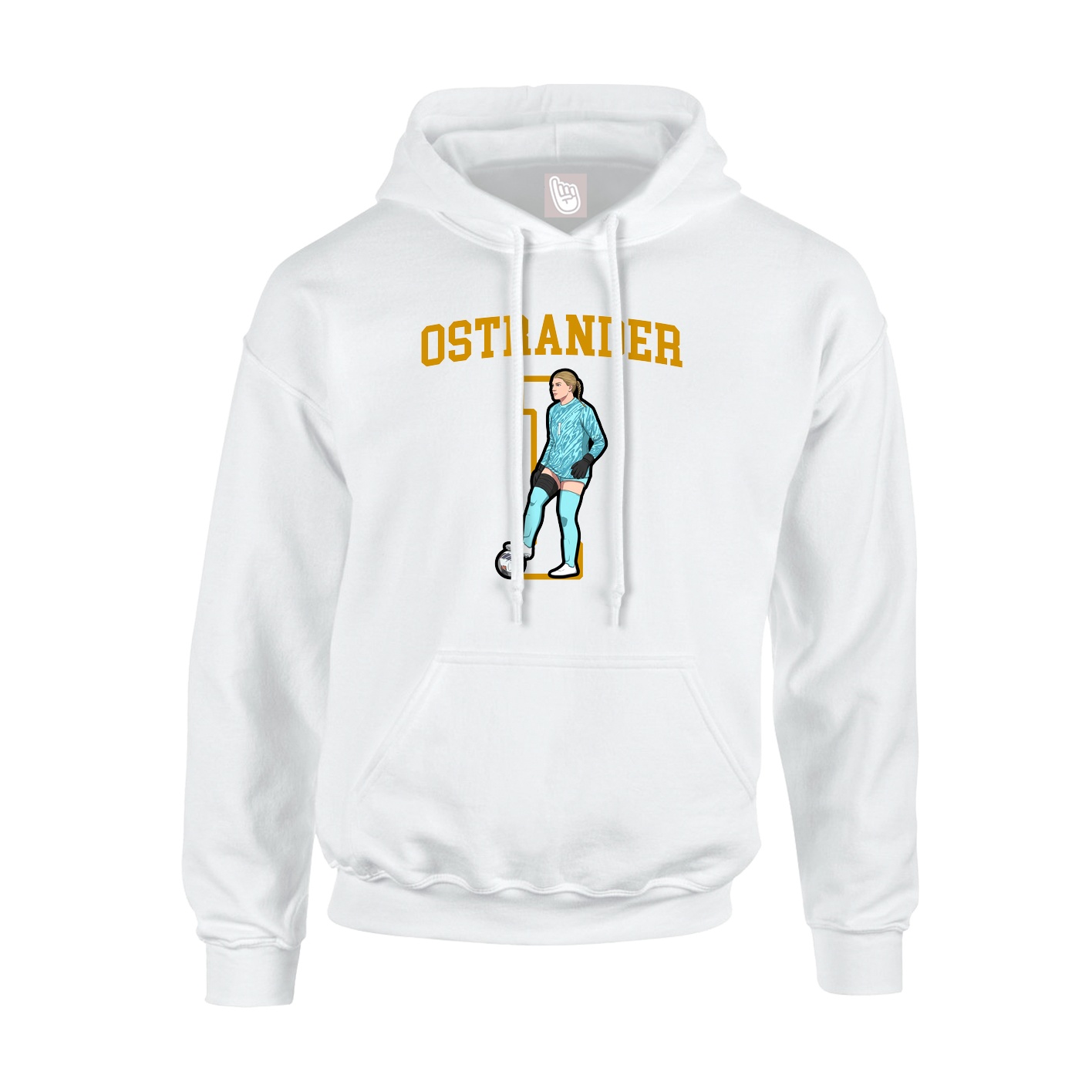 Hoodie — Shirsey in White