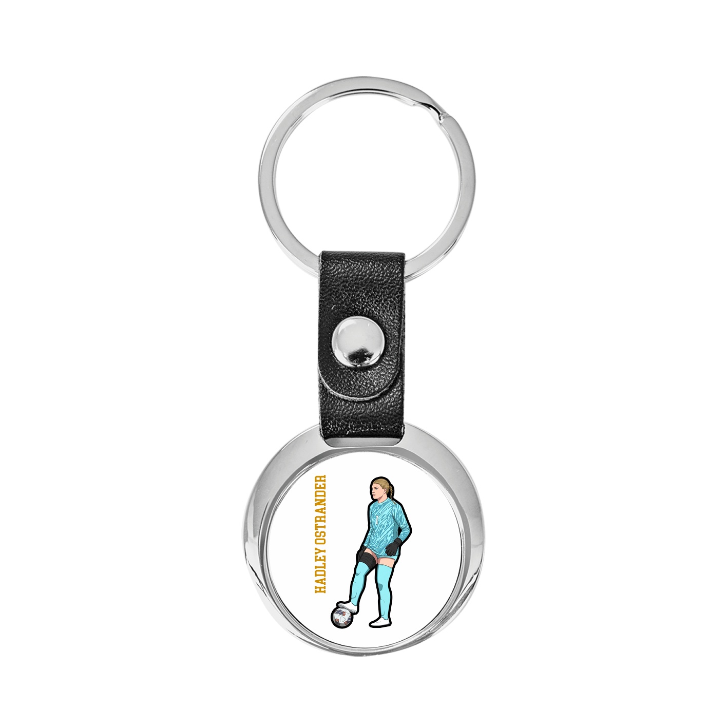 Key Chain — Name Vertical in Classic