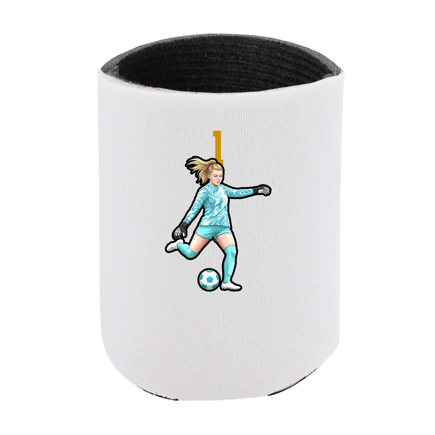 Can Holder — Number Top in White