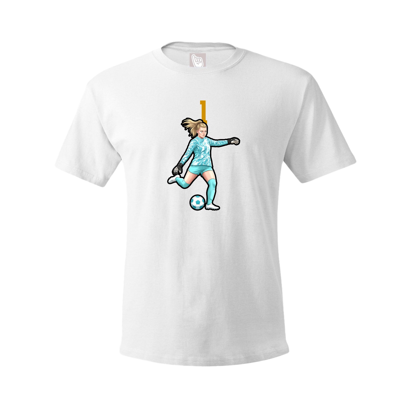 Tee — Number Top in White