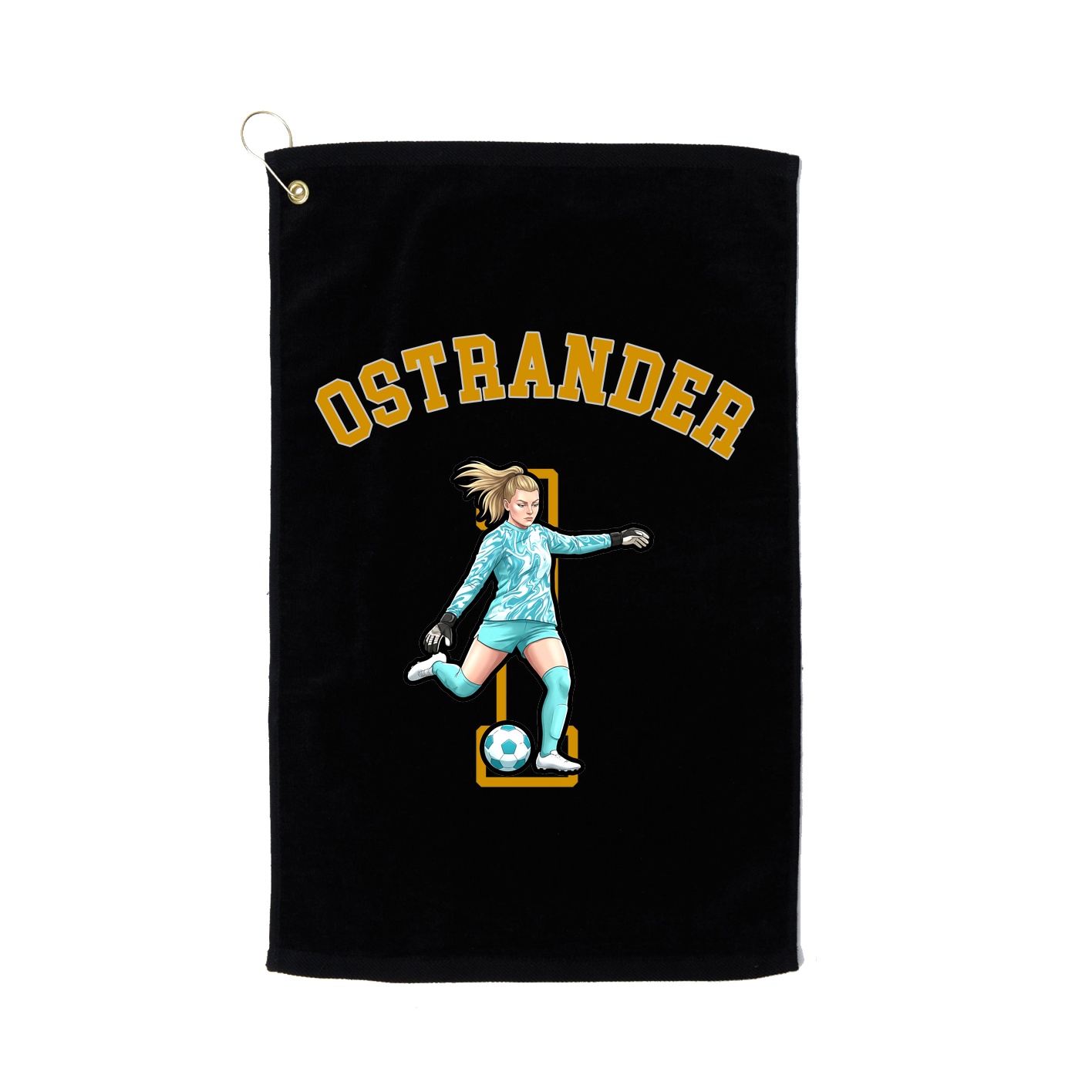 Golf Towel — Shirsey Arch in Black