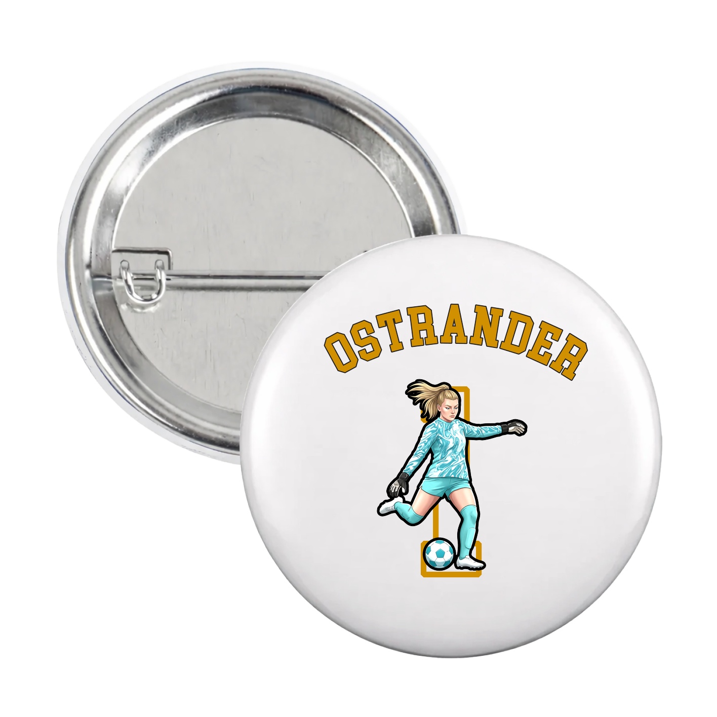 Game Day Button — Shirsey Arch in White