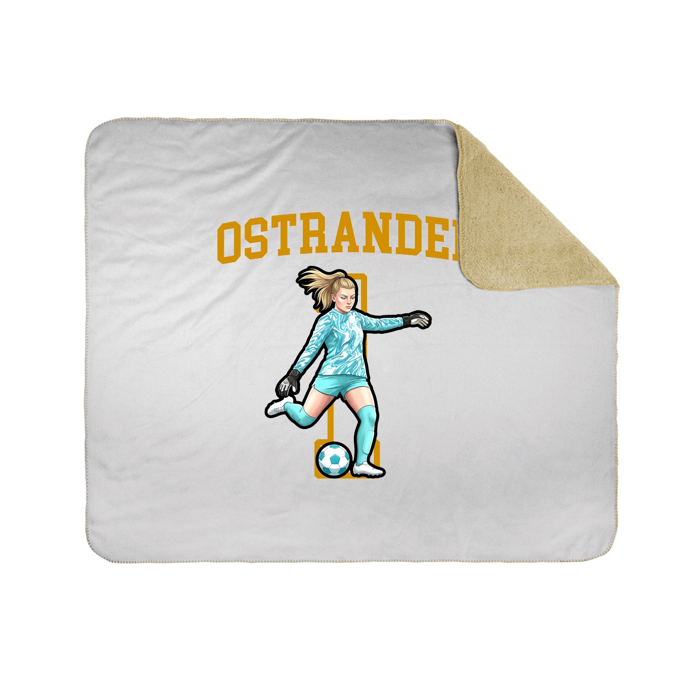 Throw Blanket — Shirsey in White