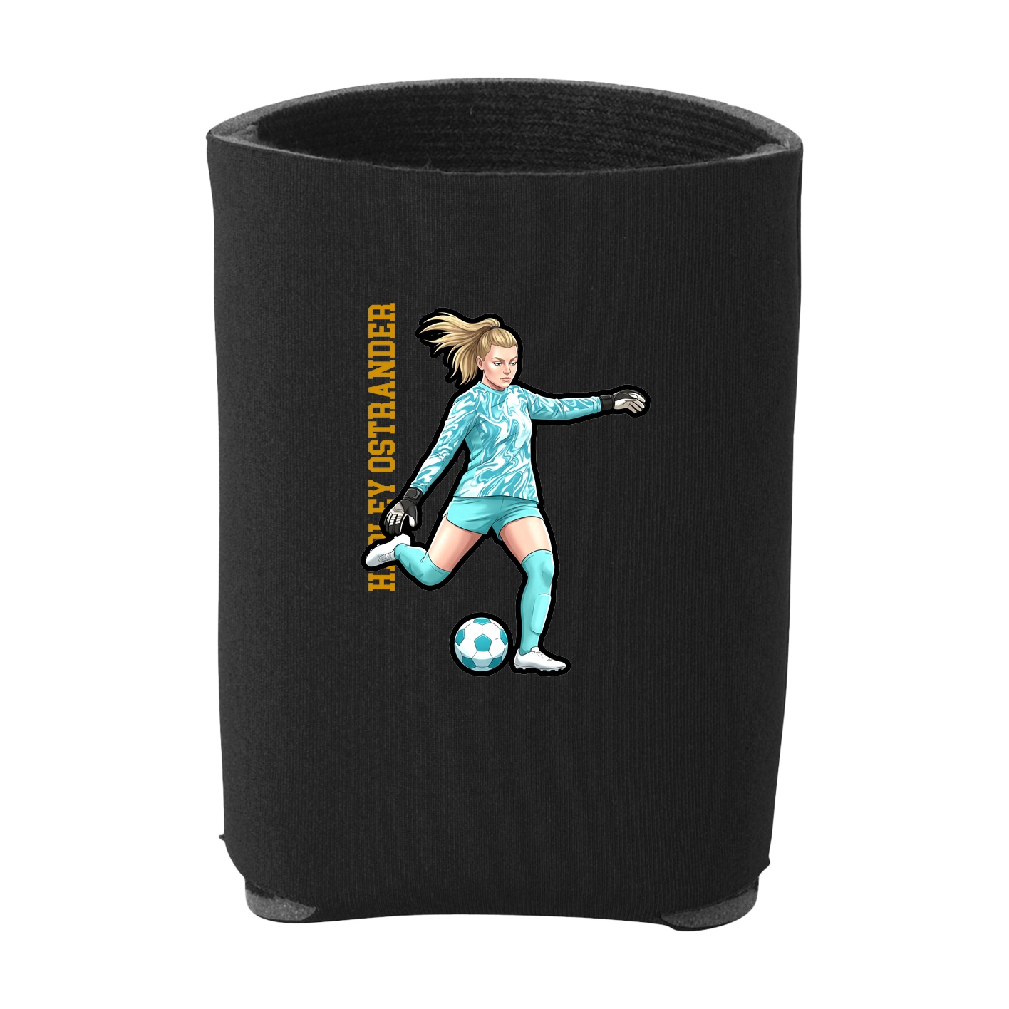Can Holder — Name Vertical in Black