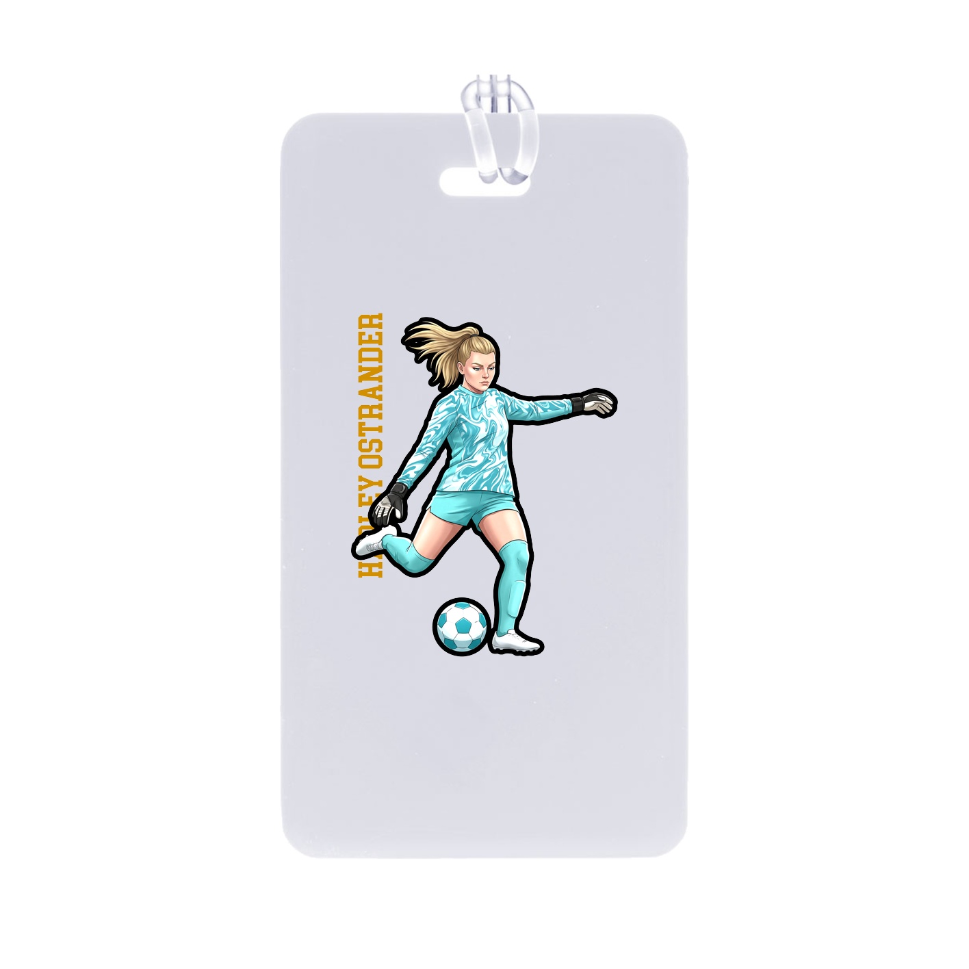 Bag Tag — Name Vertical in Classic