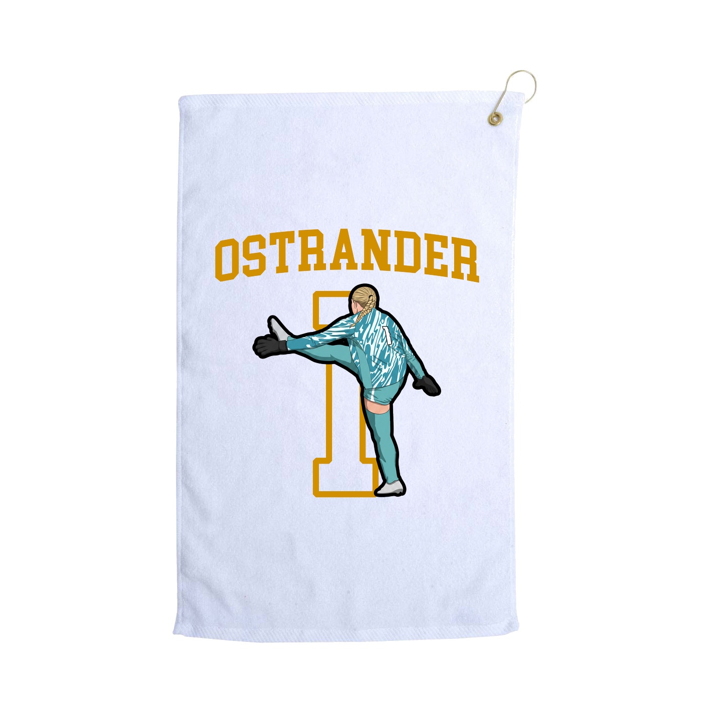 Golf Towel — Shirsey in White