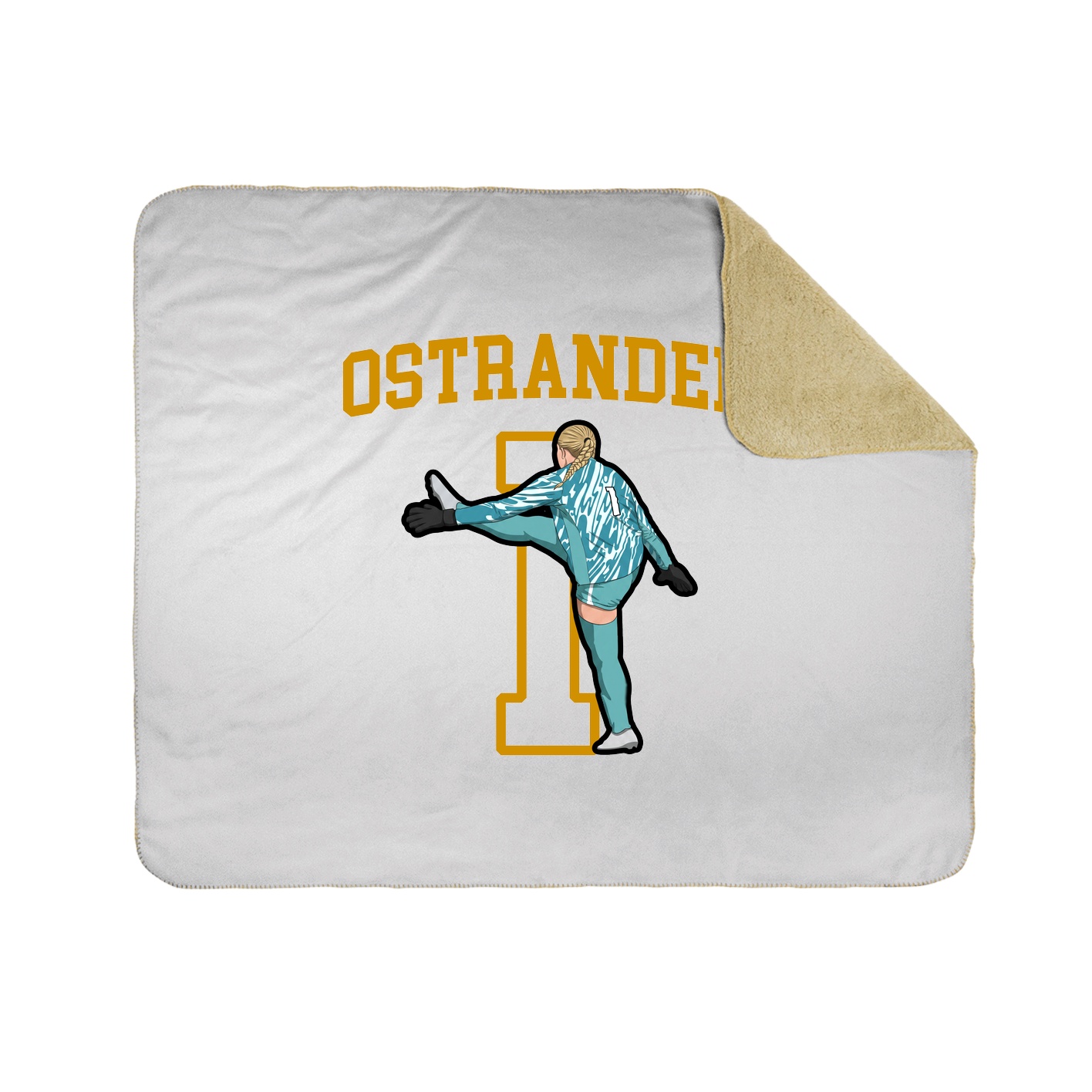 Throw Blanket — Shirsey in White