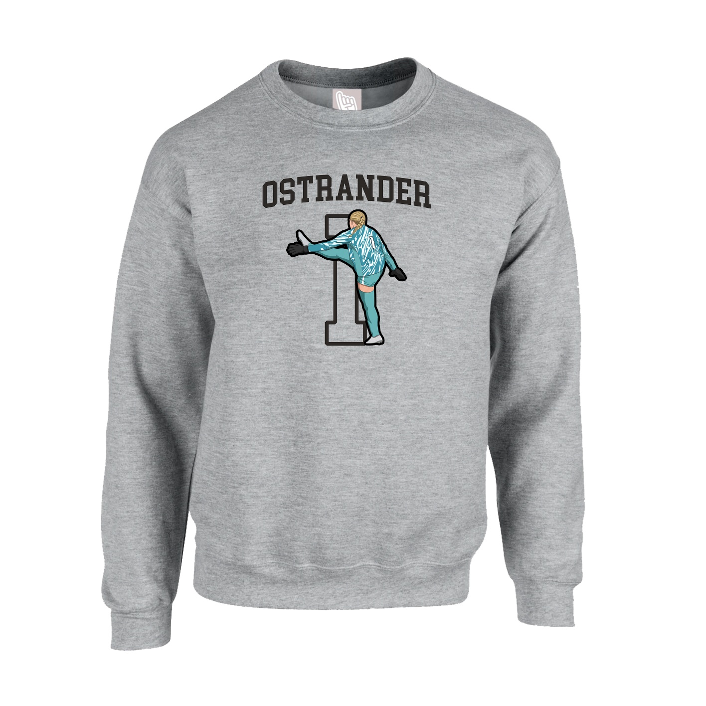 Fleece Crew — Shirsey in Grey