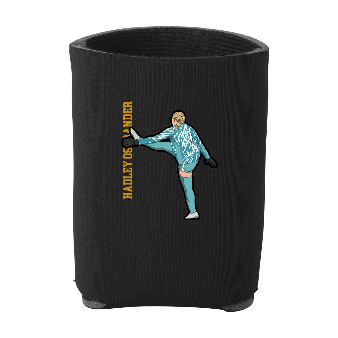 Can Holder — Name Vertical in Black