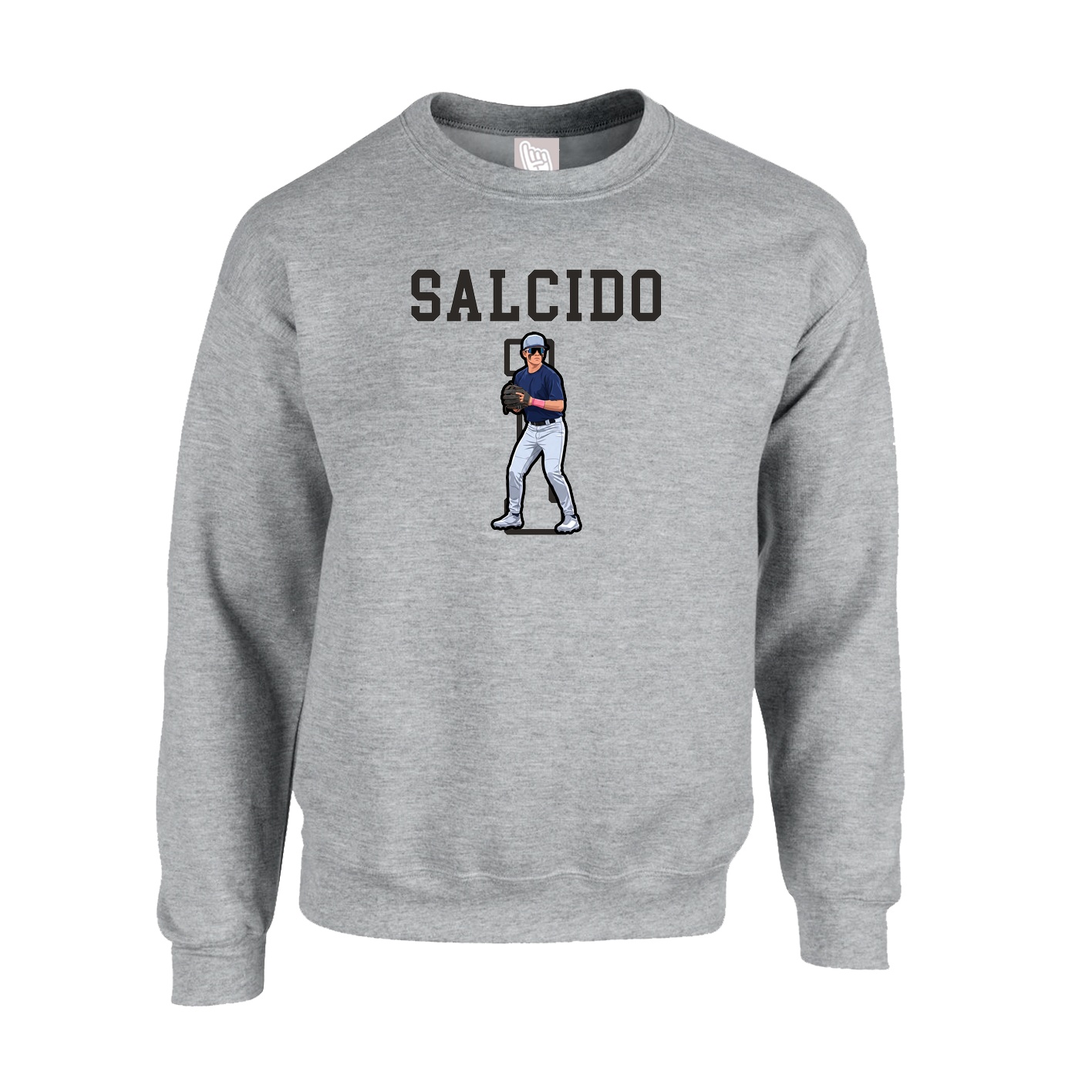 Fleece Crew — Shirsey in Grey