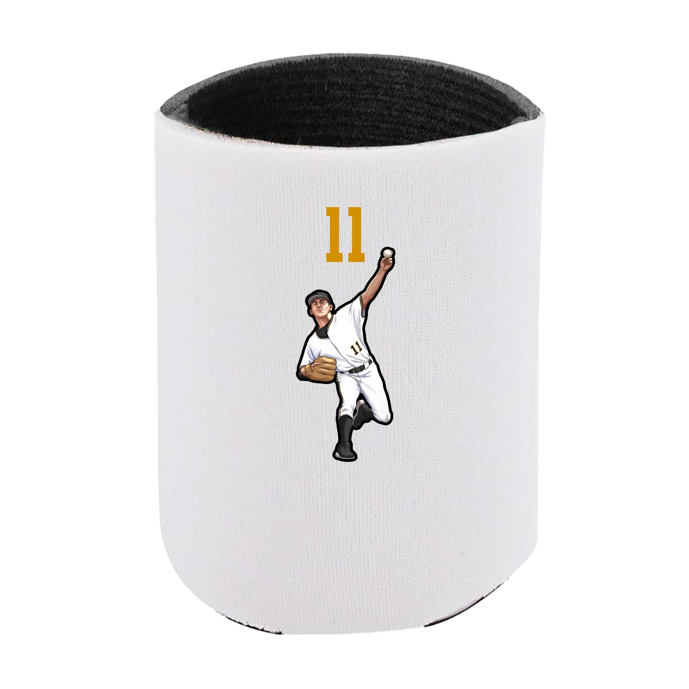 Can Holder — Number Top in White