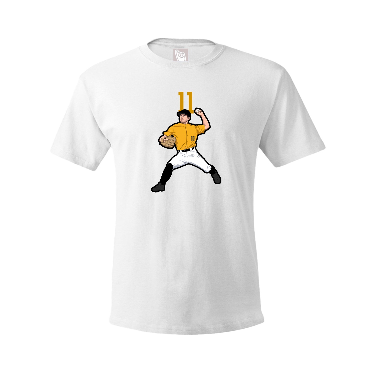Tee — Number Top in White