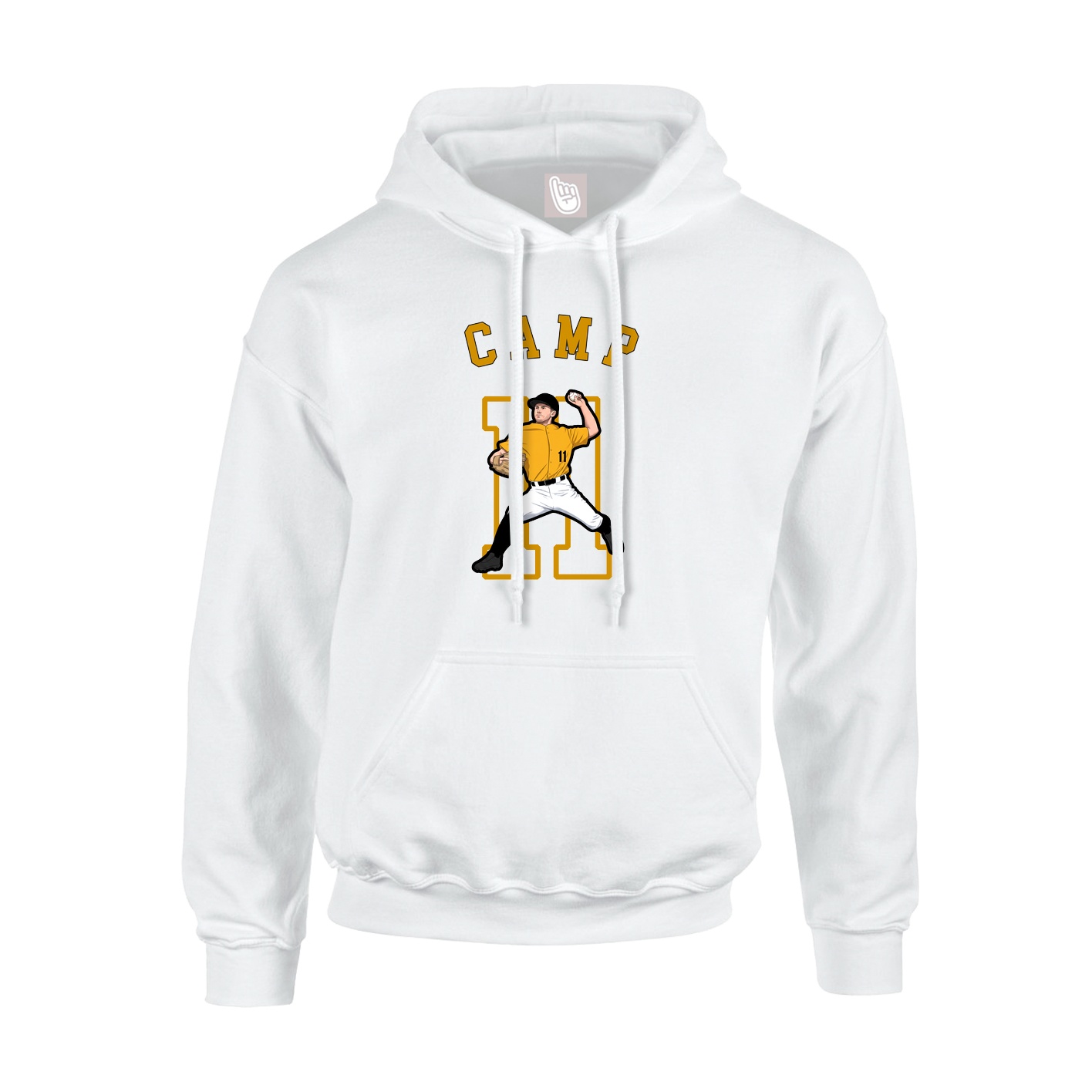 Hoodie — Shirsey Arch in White