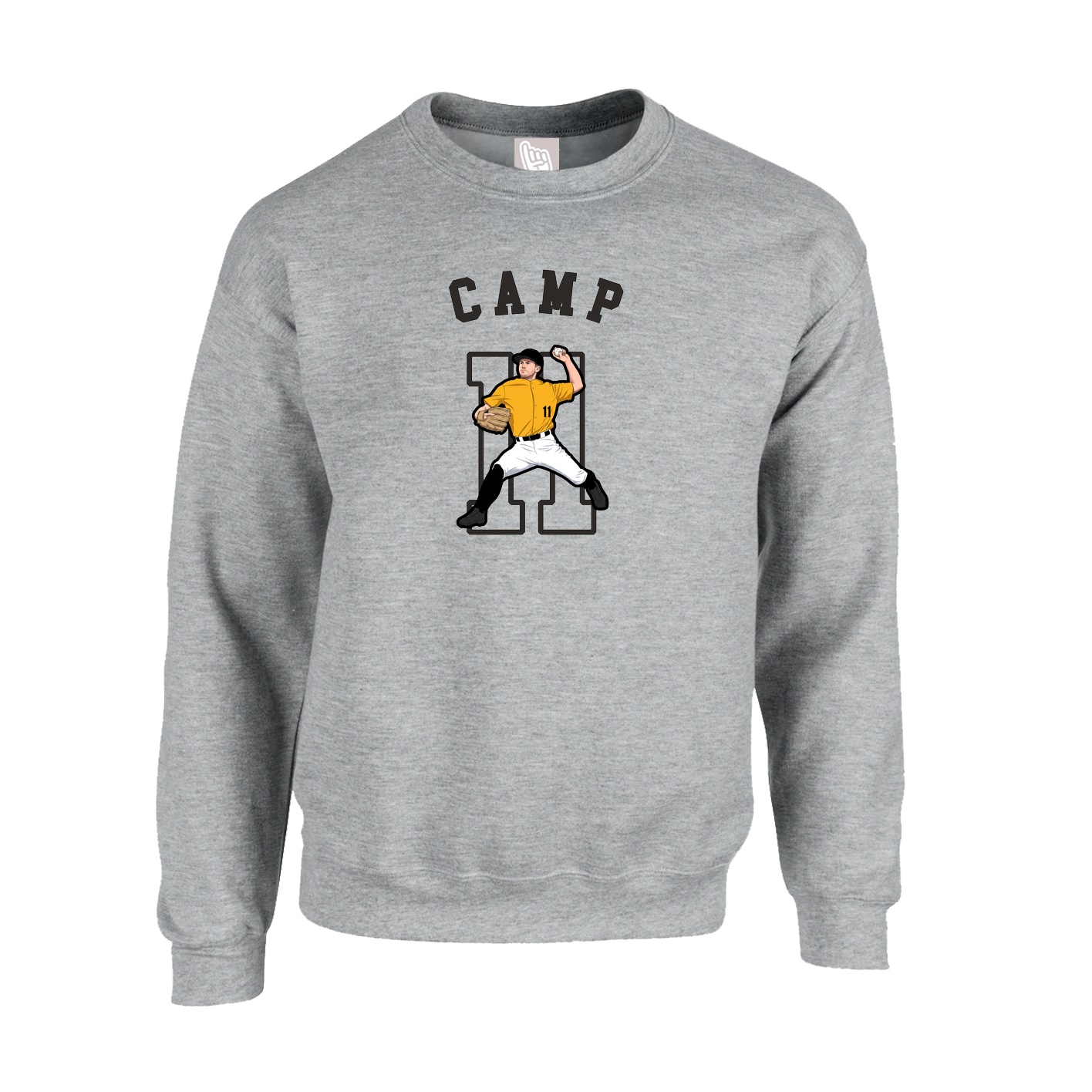 Fleece Crew — Shirsey Arch in Grey