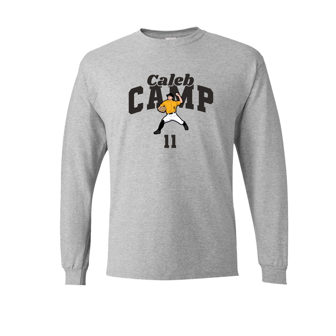 Long Sleeve Tee — Signature Arch in Grey