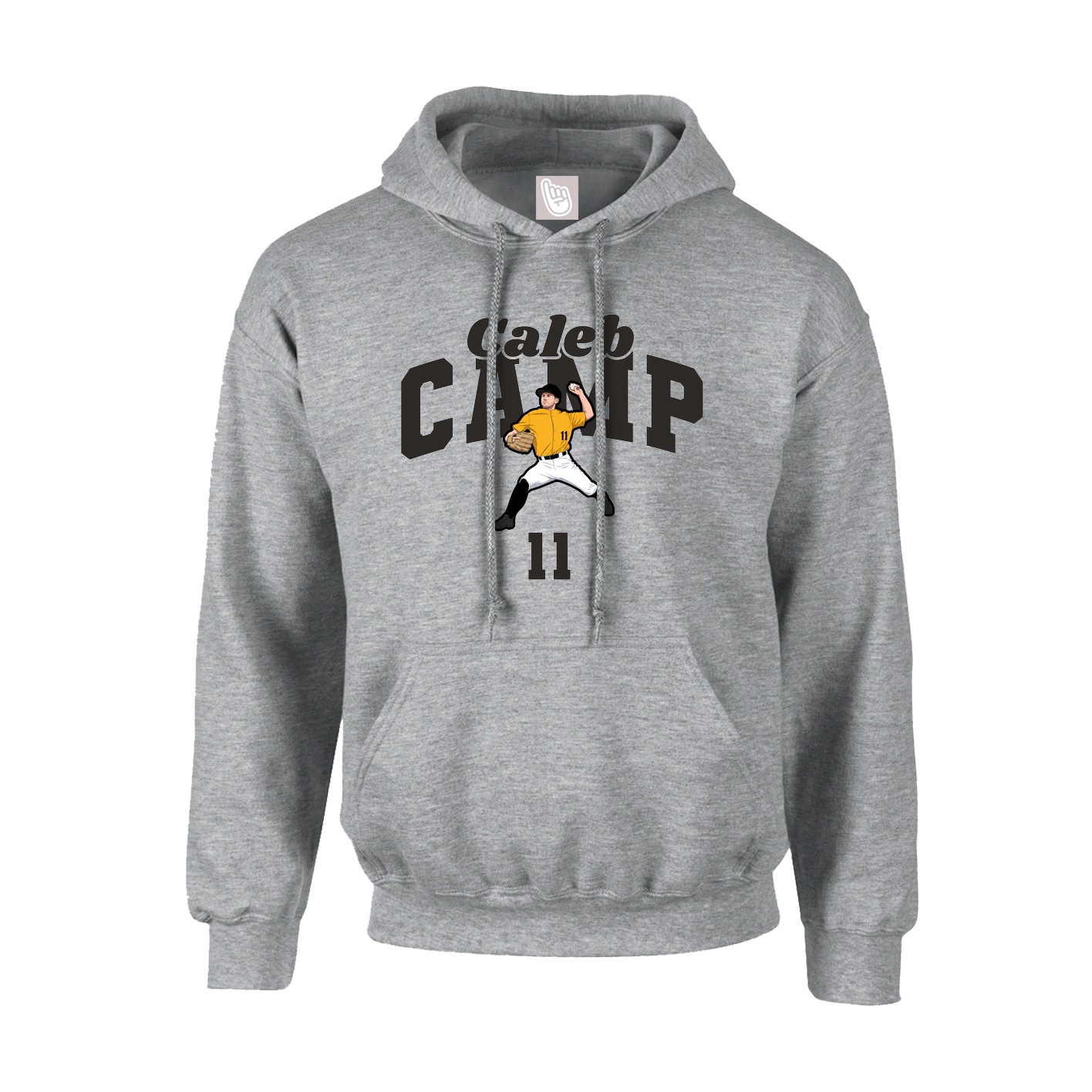 Hoodie — Signature Arch in Grey