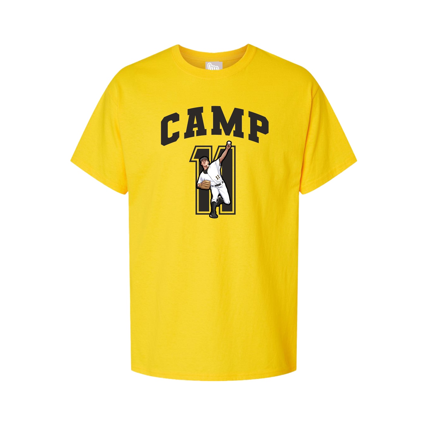 Youth Tee — Number in Gold