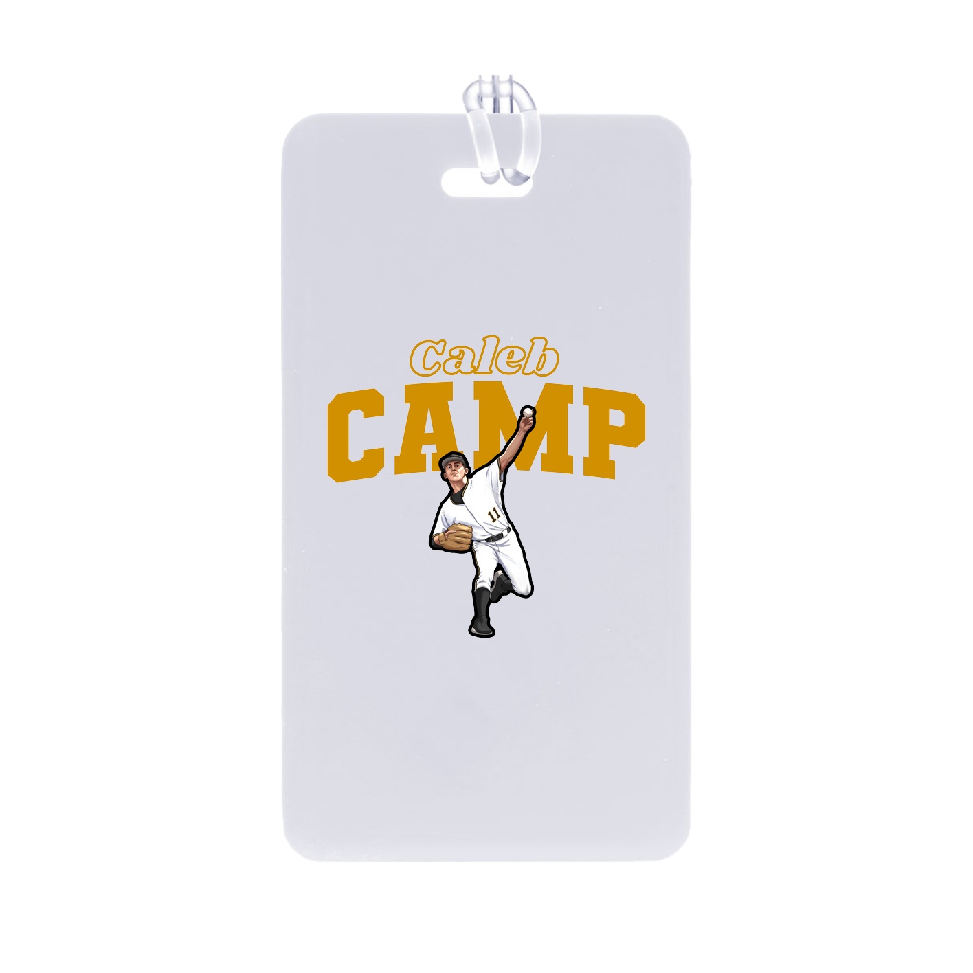 Bag Tag — Name Arch in Classic