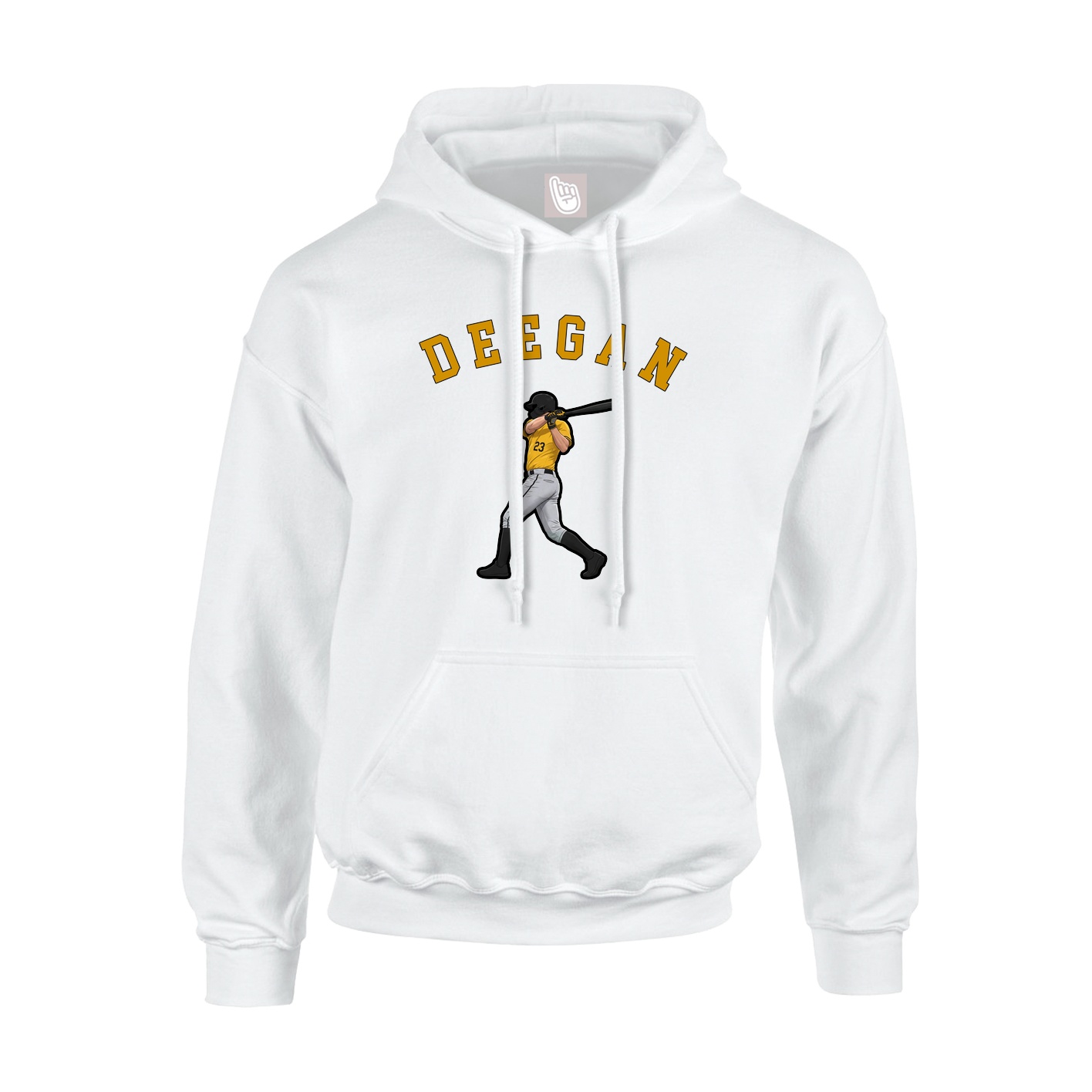 Youth Hoodie — Shirsey Arch in White