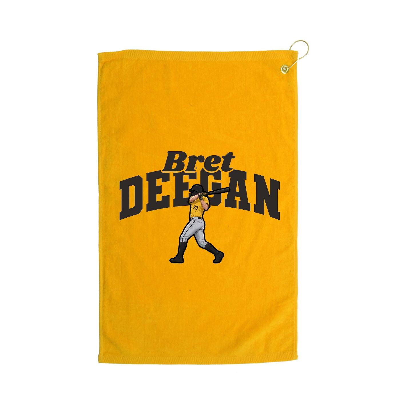 Golf Towel — Signature Arch in Gold