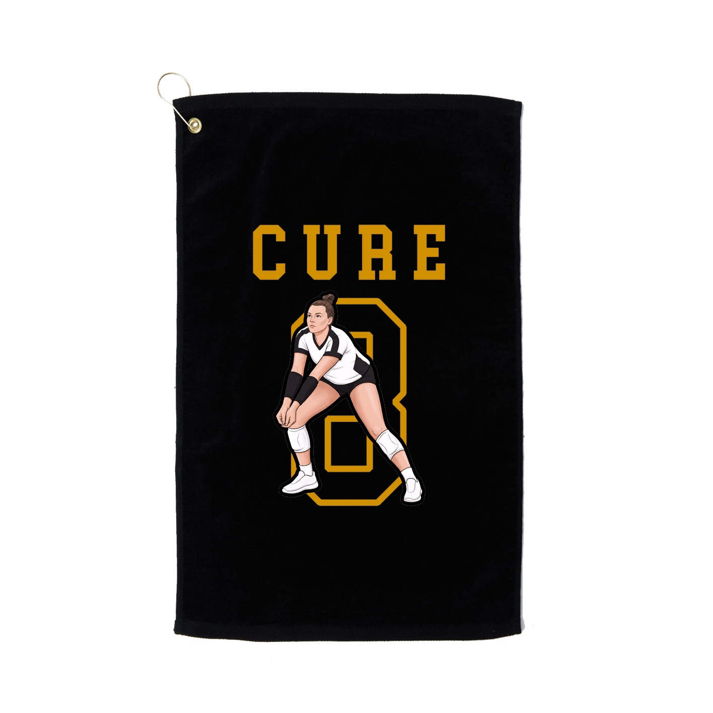 Golf Towel — Shirsey in Black