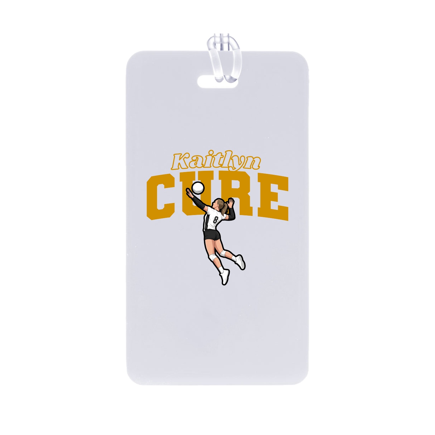 Bag Tag — Name Arch in Classic