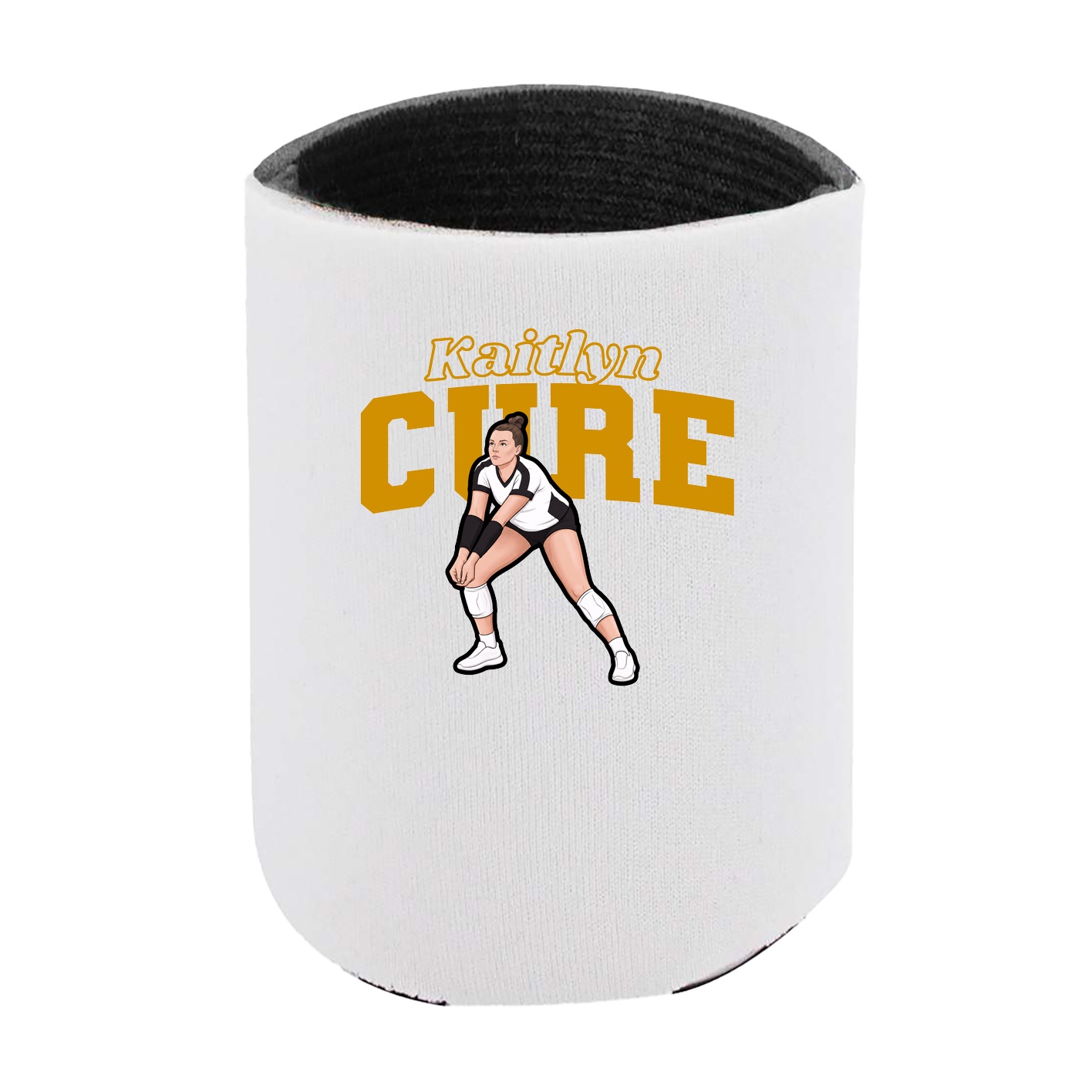 Can Holder — Name Arch in White