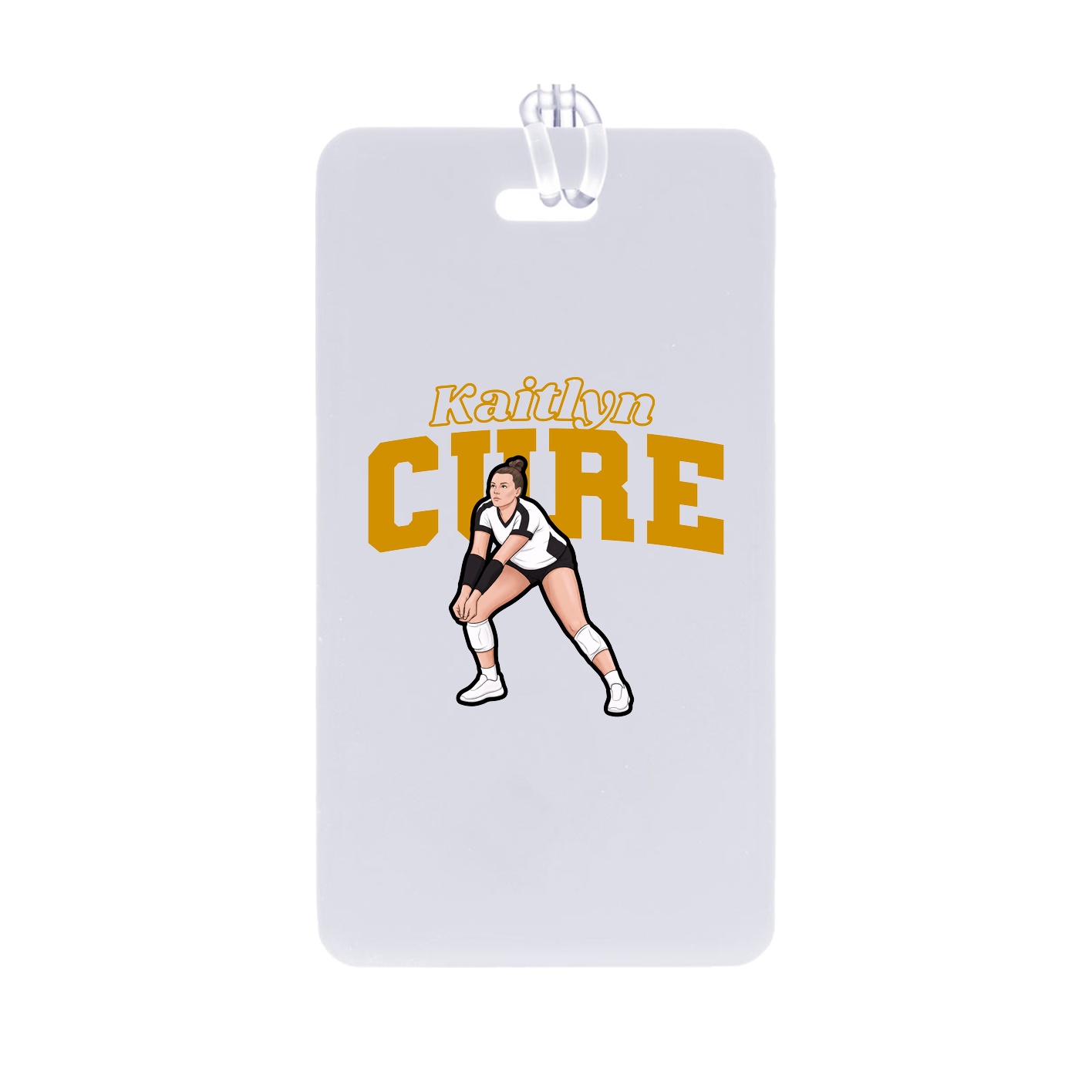 Bag Tag — Name Arch in Classic