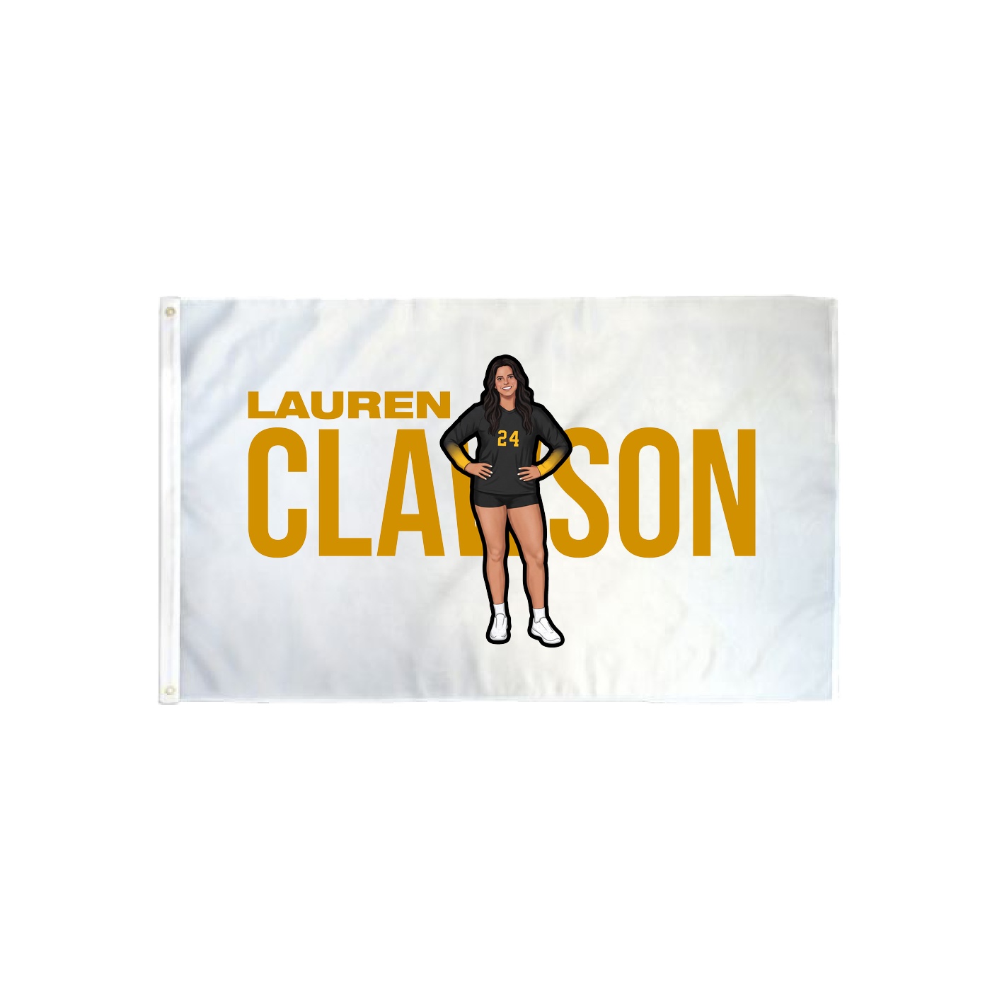 3x5 Flag — Player Name in Classic