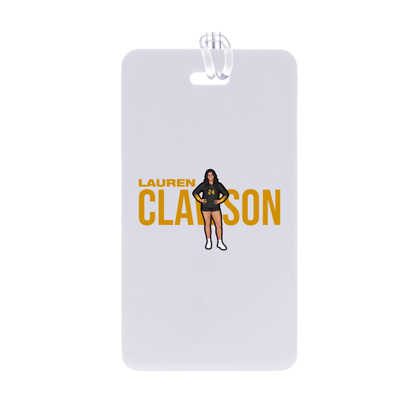 Bag Tag — Player Name in Classic